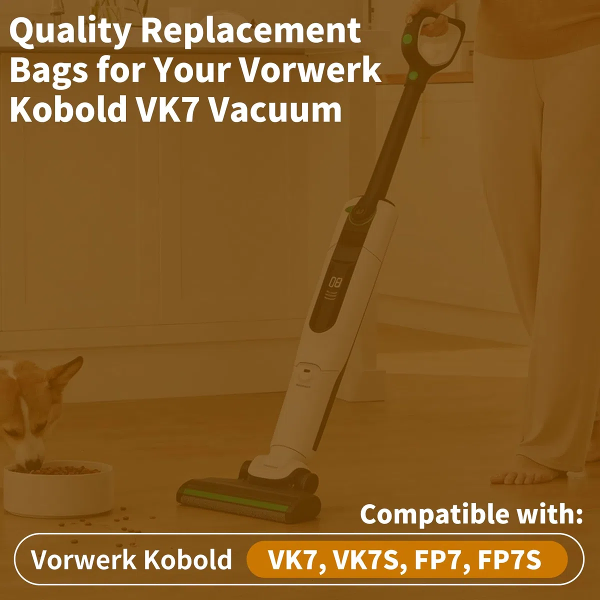 13 Sacchetti Folletto Compatibili Vk7s Vk7 Fp7s Fp7,3 Filtro Motore,per Kobold VK7 Filtro Sacchi Accessori(Accessori-13pcs Sacchetti)