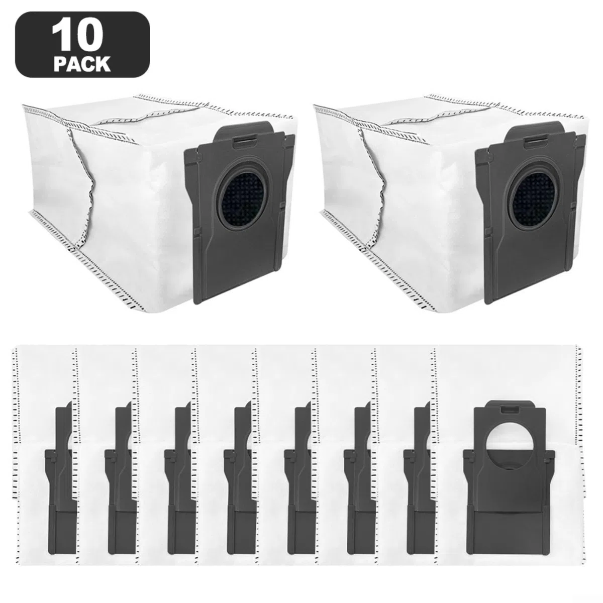 4/10 sacchetti per aspirapolvere MOVA Z60 Ultra Roller Complete Robot di aspirazione e pulizia di grandi dimensioni (10 confezioni)
