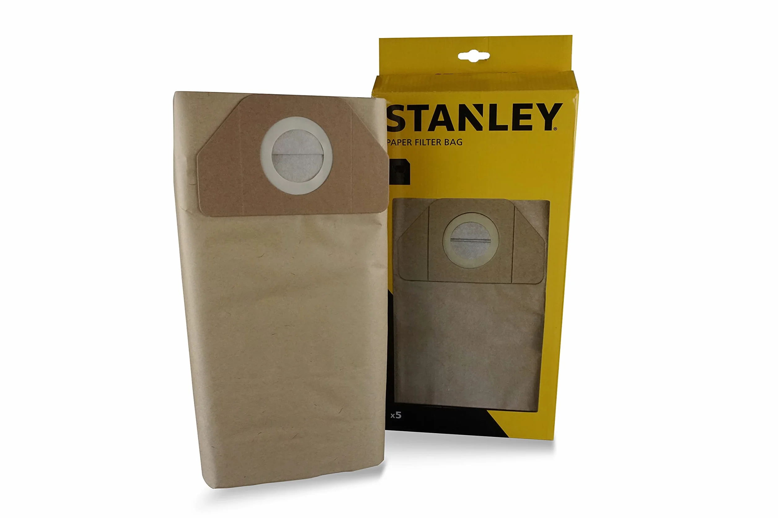 Stanley Sacchetti Filtro in Carta 30 l per Aspiratori Solidi e Liquidi