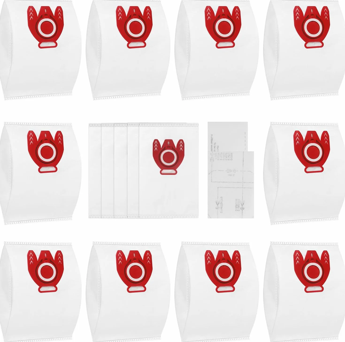 15 sacchetti per aspirapolvere Miele Compact C1 Compact C2 Serie Complete C1 S2 S3 S4 S5 S6 S7 con 2 filtri