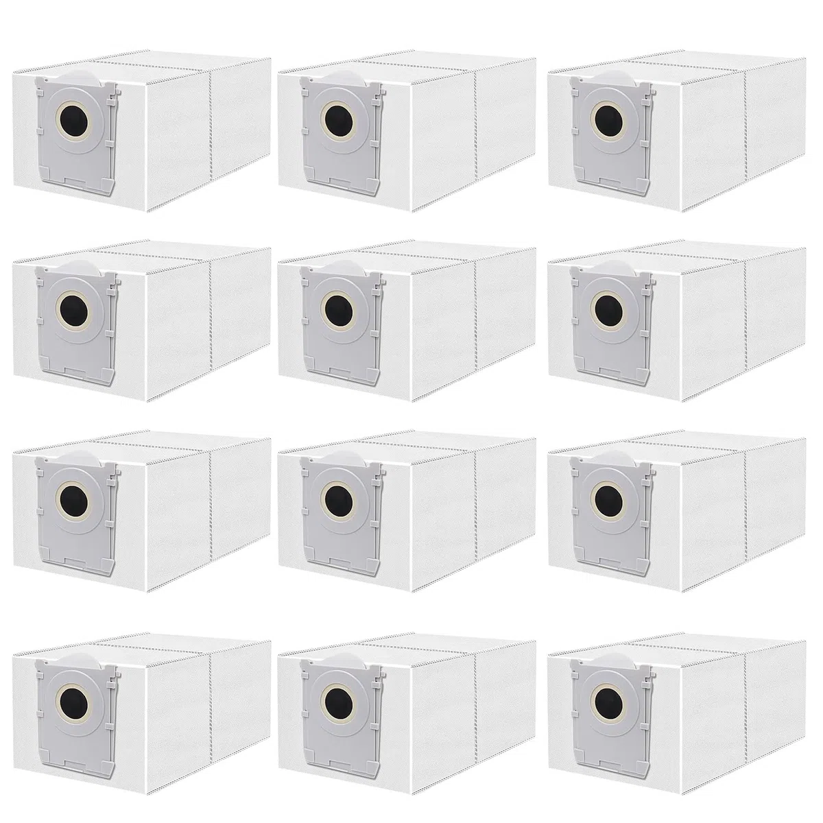 12 Sacchetti per DEEBOT X9 Pro/X8 Omni, T50/T50 Max/T50 Pro Omni, T80 OMNI, T30C Pro OMNI Aspirapolvere, Accessori per Sacchetti per Aspirapolvere al Carbone Attivo