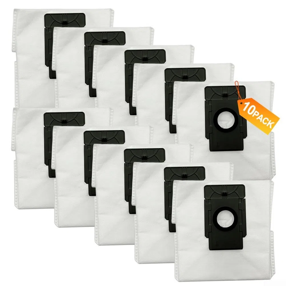 10 Pezzi Sacchetti Antipolvere Di Ricambio Adatti Per 360 S8 Plus/Per Botslab S8 Plus/Per Honor Choice R2 Plus Robot Aspirapolvere, Sacchetti Antipolvere Di Grande Capacità(10 Pezzi)