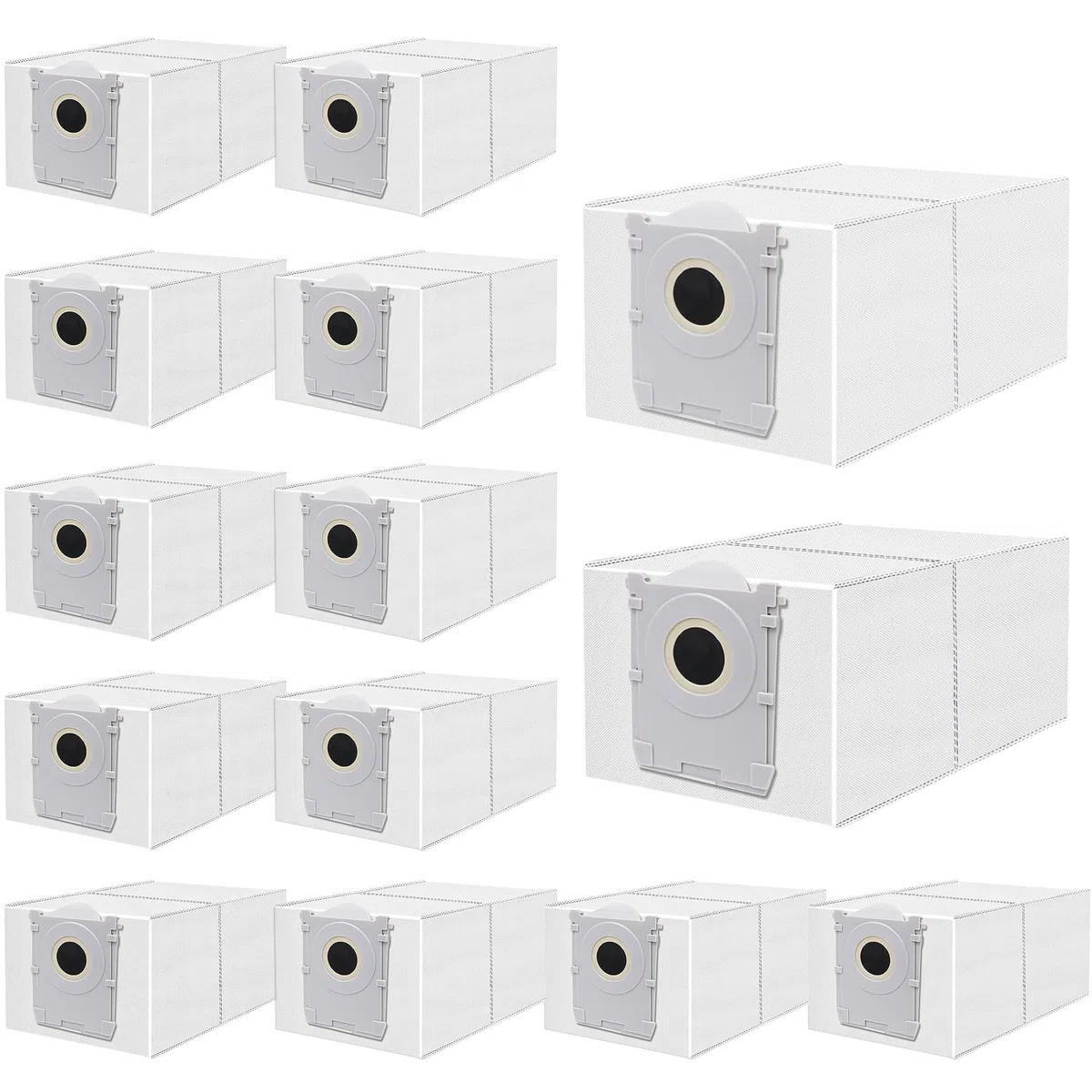 14 Sacchetti per Ecovacs DEEBOT X9 Pro/X8 Omni, T50/T50 Max/T50 Pro Omni, T80 Omni, T30C Pro Omni Aspirapolvere,Accessori per Sacchetti per Carbone Attivo