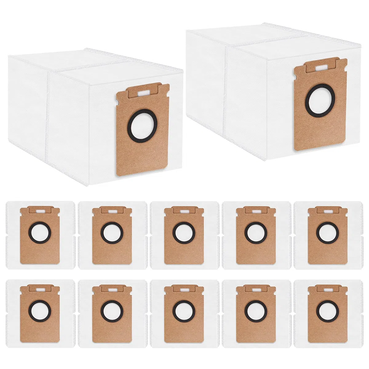 10 Sacchetti per Aspirapolvere Robot, Compatibili con Roborock H50 Ultra,H60, Accessori per Aspirapolvere a Mano, 3 L Grande Capacità